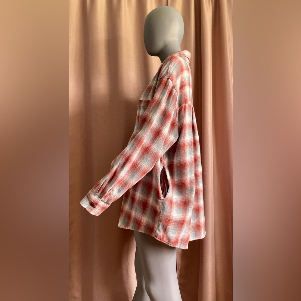 NWT Wild Fable XL Plaid Shirt Relaxed Fit with Pockets - Picture 3 of 7